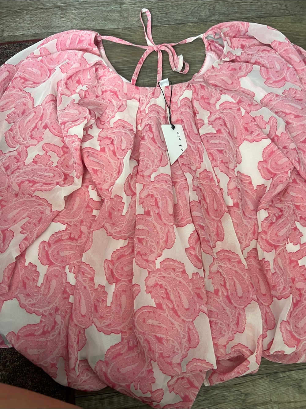 NWT current air small pink top